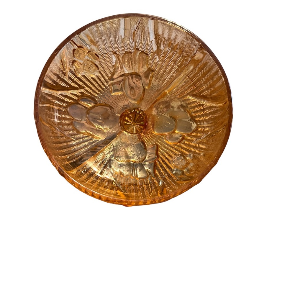 Vintage carnival glass candy dish - Picture 7 of 7